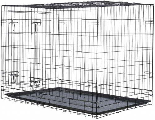 Home Kennel XL: 116 × 86 × 77 cm schwarz